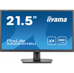 Monitor IIyama X2283HSU-B1 21.5inch VA-panel 1920x1080 250cd/m2 1ms HDMI DP USB 2x2.0 