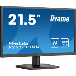 Monitor IIyama X2283HSU-B1 21.5inch VA-panel 1920x1080 250cd/m2 1ms HDMI DP USB 2x2.0 