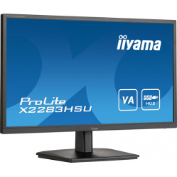 Monitor IIyama X2283HSU-B1 21.5inch VA-panel 1920x1080 250cd/m2 1ms HDMI DP USB 2x2.0 