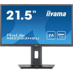 Monitor IIyama XB2283HSU-B1 21.5" VA 1920x1080 250cd/m2 1ms HDMI DP USB 2x2.0 