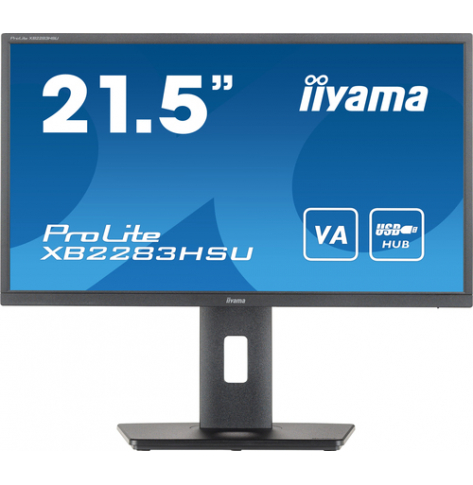 Monitor IIyama XB2283HSU-B1 21.5" VA 1920x1080 250cd/m2 1ms HDMI DP USB 2x2.0 