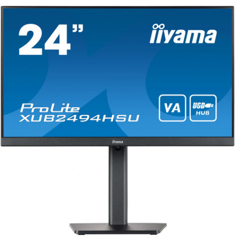 Monitor Iiyama XUB2494HSU-B2 24inch ETE VA-panel 1920x1080 15cm 