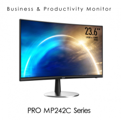 Monitor MSI Pro MP242C 24" VA FHD 75Hz 5ms HDMI D-Sub czarny