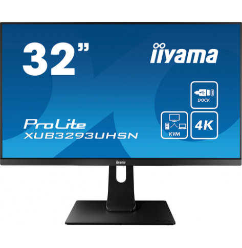 Monitor Iiyama XUB3293UHSN-B1 32" ETE IPS 3840x2160 UHD 1000:1 350cd/m2 4ms 