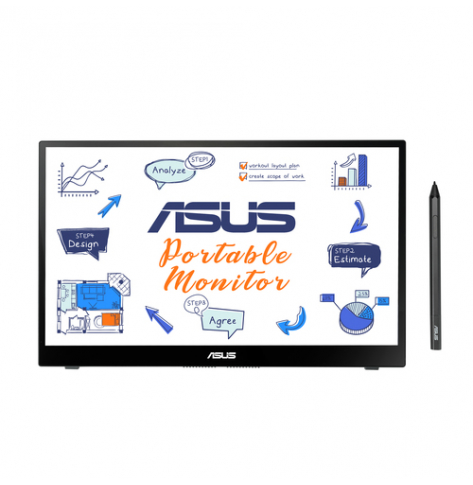 Monitor Asus ZenScreen Ink MB14AHD 14inch IPS 1920x1080 16:9 Touch Typ-C Micro HDMI 