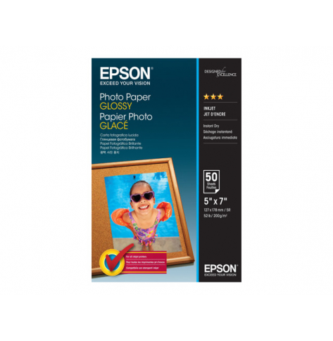 EPSON papier fotograficzny polysk 13x18cm 50 sh