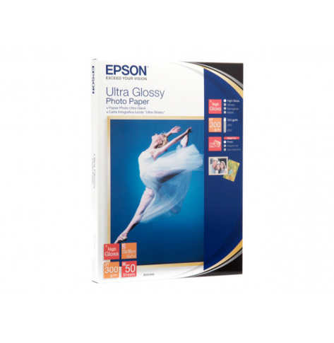EPSON C13S041944 Papier Epson Ultra polysk photo 300g 13x18 50ark