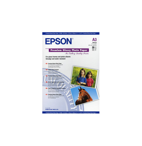EPSON C13S041315 Papier Epson Premium polysk photo 255g A3  20 arkuszy