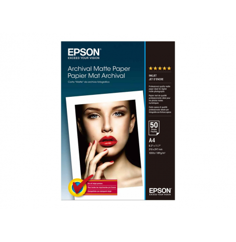 EPSON C13S041342 Papier Epson Archival matte 192g A4 50ark