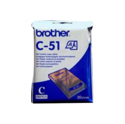 Papier BROTHER papier carbon A7 30sh MW100