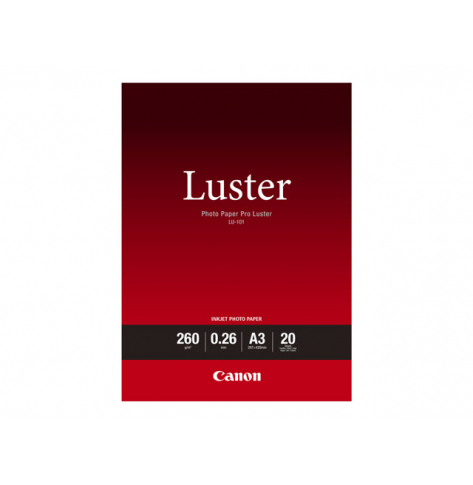 Papier CANON LU-101 Pro Luster A3 20 arkuszy 260gsm 0.26mm