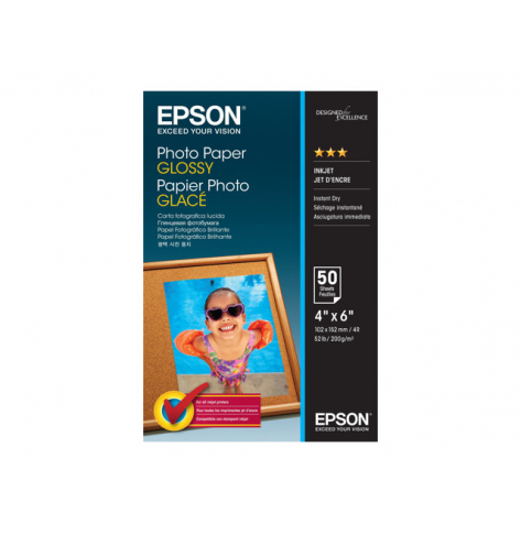 Papier EPSON polysk 10x15cm 50 sh