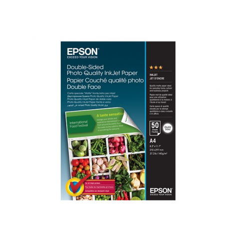 EPSON Double-Sided Photo Quality Inkjet papier - A4 - 50 arkuszy