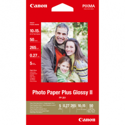 CANON 2311B003 Papier Canon PP201 Photo polysk 260g 10x15cm 50ark