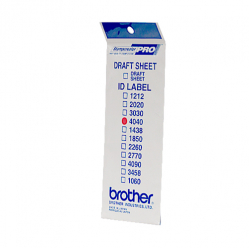 Etykiety BROTHER ID4040 STAMCREATOR SC-2000 / 2000USB 40x40mm