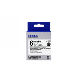 Taśma EPSON LK-2TBN Transparent Noir/Transparent 6/9