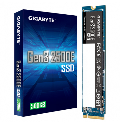 Dysk GIGABYTE Gen3 2500E M.2 2280 SSD 500GB PCIe 3.0x4 NVMe1.3