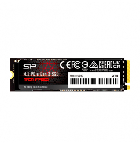 Dysk SILICON POWER SSD UD80 2TB M.2 PCIe Gen3 x4 NVMe 3400/3000 MB/s