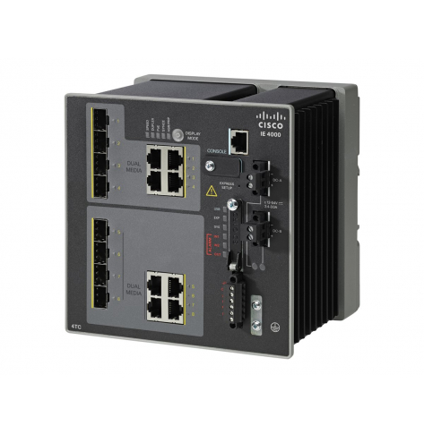 Switch Cisco IE-4000-4TC4G-E 4 porty combo SFP 4 zestawy Gigabit SFP