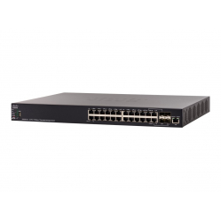 Switch wieżowy zarządzalny CISCO SX550X-24-K9-EU 24-porty SFP+