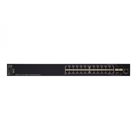 Switch wieżowy zarządzalny CISCO SX550X-24-K9-EU 24-porty SFP+