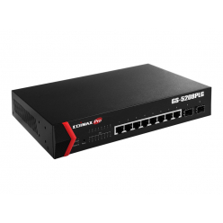 Switch Web Smart EDIMAX GS-5208PLG V2 10-portów - 8 portów 10/100/1000 (PoE+) 2 porty 1000Base-X SFP