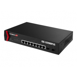 Switch Web Smart EDIMAX GS-5208PLG V2 10-portów - 8 portów 10/100/1000 (PoE+) 2 porty 1000Base-X SFP