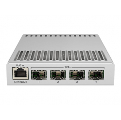 Switch MIKROTIK CRS305-1G-4S+IN 5-portów - 4 porty SFP+ 1 port 10/100/1000 (PoE)