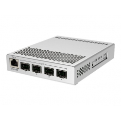 Switch MIKROTIK CRS305-1G-4S+IN 5-portów - 4 porty SFP+ 1 port 10/100/1000 (PoE)