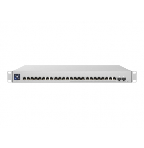 Switch UBIQUITI USW-ENTERPRISE-24-POE UNIFI 24-porty - 12 portów 100/1000/2.5G (PoE+) 12 portów 10/100/1000 (PoE+) 2 porty 10 Gigabit SFP+