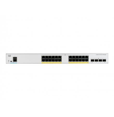 Switch CISCO C1000-24FP-4X-L Catalyst 1000 24-Porty 10/100/1000 (PoE+) 4 porty 10 Gigabajtów SFP+ (uplink