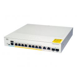 Switch Cisco C1000-8FP-E-2G-L CATALYST 1000 8 portów 10/100/1000 (PoE+) 2 porty combo Gigabit SFP (uplink)