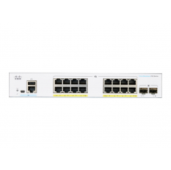 Switch smart Cisco CBS250 16 portów 10/100/1000 (PoE+) 2 porty Gigabit SFP