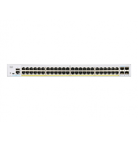 Switch smart CISCO CBS250 48 portów 10/100/1000 (PoE+) 4 porty 10 Gigabit SFP+