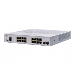 Switch zarządzalny Cisco CBS350 16 portów 10/100/1000 2 porty Gigabit SFP