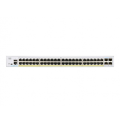 Switch zarządzalny Cisco CBS350 48 portów 10/100/1000 (PoE+) 4 porty Gigabit SFP