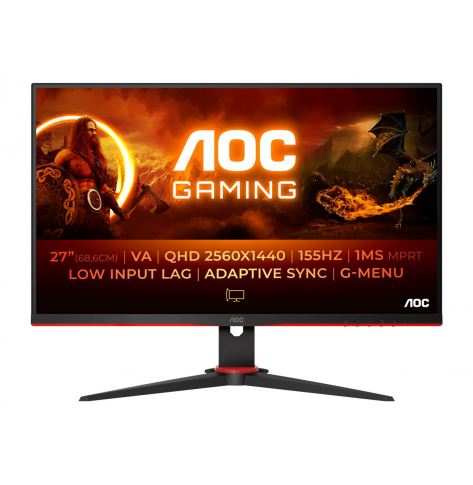 Monitor AOC Q27G2E/BK 27inch 2560x1440 DP 2xHDMI