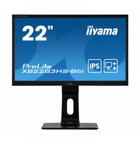 Monitor IIyama XB2283HS-B6I 21.5inch IPS FHD 75Hz 250cd/m2 4ms D-Sub HDMI DP 2xUSB2