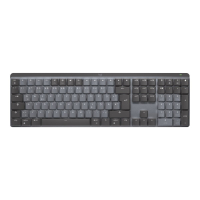 Klawiatura Logitech MX - Szara - (US) INTL - 2.4GHZ/BT 