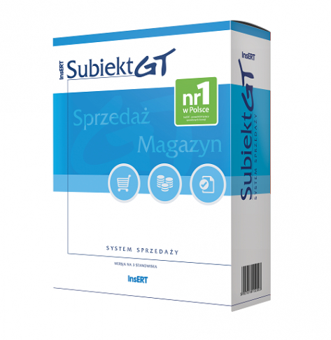 Subiekt GT - sprzedaż i gospodarka magazynowa - cyfrowa licencja na 3 stanowiska