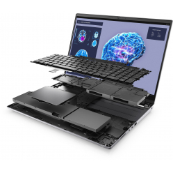 Laptop DELL Precision 7680 16 FHD+ i9-13950HX 128GB 1TB SSD RTX3500 FPR SCR BK W11P 3YPS