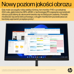 Monitor HP E24u G5 23.8" Full HD 75Hz, HDMI, DP, USB-C