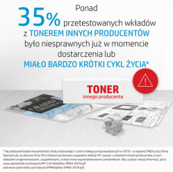 Toner HP 654A żółty | 15000 str.