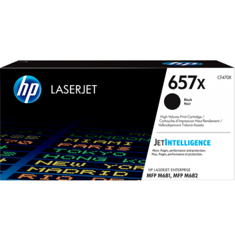 Toner HP 657X czarny, wysoka wydajność | 28000 str.