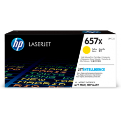 Toner HP 657X żółty, wysoka wydajność | 23000 str.