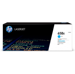 Toner HP 658X Cyan, wysoka wydajność | 28000 str.