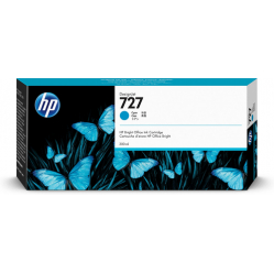 Tusz HP 727 cyan, wysoka wydajność | 300 ml