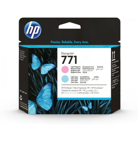 Głowica drukująca HP 771 Jasna magenta, niebieskozielony jasny
