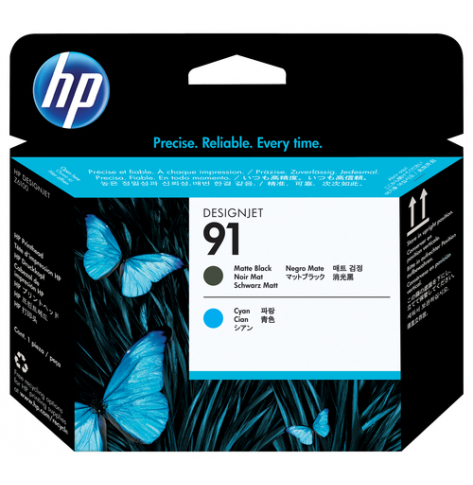 Głowica drukująca HP 91 Cyan, czarny mat