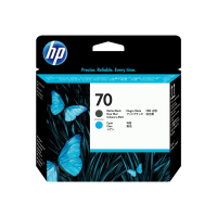 Głowica drukująca HP 70 cyan, czarny mat